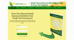 Desktop Screenshot of healthymarketingideas.com